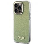 Чехол Guess для iPhone 15 Pro PC/TPU Faceted Mirror Disco Твердый золотой - фото 1
