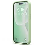 Чехол Elago для iPhone 15 Pro Soft silicone (Liquid) Пастельный зеленый - фото 2