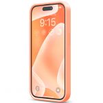 Чехол Elago для iPhone 15 Pro Soft silicone (Liquid) Лосось - фото 2