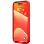 Чехол Elago для iPhone 15 Pro Soft silicone (Liquid) Ледяной Красный - фото 2