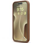 Чехол Elago для iPhone 15 Pro Soft silicone (Liquid) Коричневый - фото 2