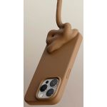 Чехол Elago для iPhone 15 Pro Soft silicone (Liquid) Коричневый - фото 3