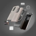 Чехол Elago для iPhone 15 Pro Max GLIDE (tpu+pc) Каменный/Средний Серый (MagSafe) - фото 5