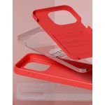Чехол Elago для iPhone 15 Pro Soft silicone (Liquid) Ледяной Красный - фото 4