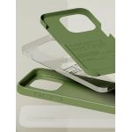 Чехол Elago для iPhone 15 Pro Soft silicone (Liquid) Кедр Зеленый - фото 4