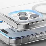 Чехол Elago для iPhone 15 Pro HYBRID (pc/tpu) Прозрачный/средне-серый (MagSafe) - фото 5