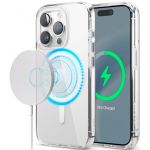 Чехол Elago для iPhone 15 Pro HYBRID (pc/tpu) Прозрачный/белый (MagSafe) - фото 1