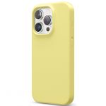 Чехол Elago для iPhone 15 Pro Soft silicone (Liquid) Желтый - фото 1