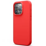 Чехол Elago для iPhone 15 Pro Soft silicone (Liquid) Ледяной Красный - фото 1