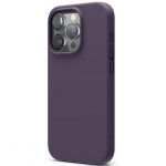 Чехол Elago для iPhone 15 Pro Soft silicone (Liquid) Темно-фиолетовый - фото 1