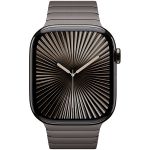 Apple Watch Series 10 (2024) 46 мм, титановый корпус тёмно-серый, блочный ремешок тёмно-серый 2
