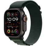 Apple Watch Ultra 2 2024, 49 мм, корпус «чёрный титановый», ремешок Alpine тёмно-зелёный 1