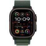 Apple Watch Ultra 2 2024, 49 мм, корпус «чёрный титановый», ремешок Alpine тёмно-зелёный 2
