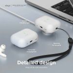 Чехол Elago для AirPods Pro 2 (all) Silicone case, черный 3