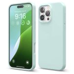 Чехол-накладка Elago Soft Silicone (Liquid) для iPhone 16 Pro Max, силикон, «мятный» / Mint