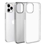 Чехол-накладка Hoco Light Series, iPhone 15 Pro Max, полиуретан (TPU), Темно прозрачный 4