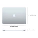 Apple MacBook Air 15.3" (2025), M4 10-Core, 16 ГБ, 256 ГБ SSD, 10-Core GPU, русская раскладка, серебристый 8