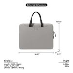 Сумка Tomtoc TheHer Light-A21 Dual-color Slim Laptop Handbag 13.5" Серый 9