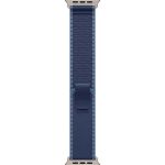 Apple Watch Ultra 3 (2025), 49 мм, корпус «натуральный титановый», ремешок Trail синий/ярко-синий (M/L) фото 3