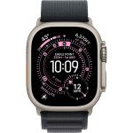 Apple Watch Ultra 3 (2025), 49 мм, корпус «натуральный титановый», ремешок Alpine чёрный (M/L) фото 2