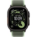 Apple Watch Ultra 3 (2025), 49 мм, корпус «чёрный титановый», ремешок Trail зеленый/неоновый (M/L) фото 2