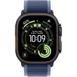 Apple Watch Ultra 3 (2025), 49 мм, корпус «чёрный титановый», ремешок Trail синий/ярко-синий (M/L) фото 2