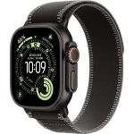 Apple Watch Ultra 3 (2025), 49 мм, корпус «чёрный титановый», ремешок Trail чёрный/угольно-чёрный (M/L)