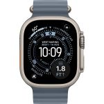 Apple Watch Ultra 3 (2025), 49 мм, корпус «натуральный титановый», ремешок Ocean «якорный синий» (M/L) фото 2