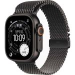 Apple Watch Ultra 3 (2025), 49 мм, корпус «чёрный титановый», ремешок «миланский сетчатый» чёрный (M/L)