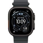 Apple Watch Ultra 3 (2025), 49 мм, корпус «чёрный титановый», ремешок Ocean чёрный (M/L) фото 2