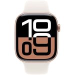 Apple Watch Series 10 (2024) 42 мм, алюминиевый корпус «розовое золото», спортивный ремешок «светлые румяна», (S/M) 2