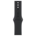 Apple Watch Series 11 (2025) 46 мм, алюминиевый корпус «чёрный оникс», спортивный ремешок чёрный, (M/L) фото 3