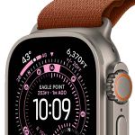 Apple Watch Ultra 3 (2025), 49 мм, корпус «чёрный титановый», ремешок «миланский сетчатый» чёрный (M/L) фото 6