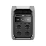 Электростанция EcoFlow DELTA 3 Plus, портативная, ёмкость 1024 Втч, мощность 1800 Вт АКБ, 3 DC, 2 USB-A, 2 USB-C, 4 220В, серый фото 2