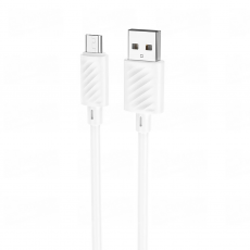 Кабель Hoco X88 с USB-A на MicroUSB, 1 метр, белый - фото 2