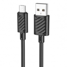 Кабель Hoco X88 с USB-A на MicroUSB, 1 метр, чёрный - фото 1