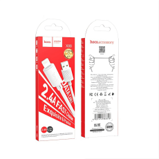 Кабель Hoco X88 с USB-A на Lightning, 1 метр, белый - фото 4