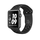 Apple Watch Nike+ 42 мм, корпус из алюминия цвета «серый космос», спортивный ремешок Nike цвета «антрацитовый/чёрный» (MQ182)