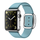 Apple Watch 38 мм, нержавеющая сталь, ремешок цвета «полярная лазурь» с современной пряжкой 160–180 мм (MMFC2)