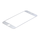 Фото Защитного стекла с титановой окантовкой для iPhone 7, серебряный
