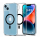 Чехол-накладка Spigen Ultra Hybrid с MagSafe и HaloLock для iPhone 14, полиуретан (TPU), прозрачный / чёрный - фото 1