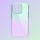 Elago для iPhone 14 Pro чехол AURORA (tpu) Градиент зеленый/фиолетовый - фото 3
