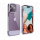 Elago для iPhone 14 Pro чехол GLIDE (tpu+pc) Прозрачный/Фиолетовый - фото 1