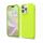 Elago для iPhone 14 Pro Max чехол Soft silicone (Liquid) Неоновый желтый - фото 1