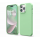 Elago для iPhone 14 Pro Max чехол Soft silicone (Liquid) Пастельно-зеленый - фото 1