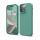 Elago для iPhone 14 Pro Max чехол Soft silicone (Liquid) Полуночный зеленый - фото 1