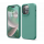 Elago для iPhone 14 Pro чехол Soft silicone (Liquid) Полуночный зеленый - фото 1