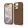 Elago для iPhone 14 Pro чехол Soft silicone (Liquid) коричневый - фото 1