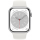 Apple Watch Series 8, 45 мм, алюминиевый корпус серебристый, спортивный ремешок белый (M/L) - фото 2