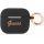 Чехол Guess для Airpods 3 Silicone with ring Script logo черный - фото 1